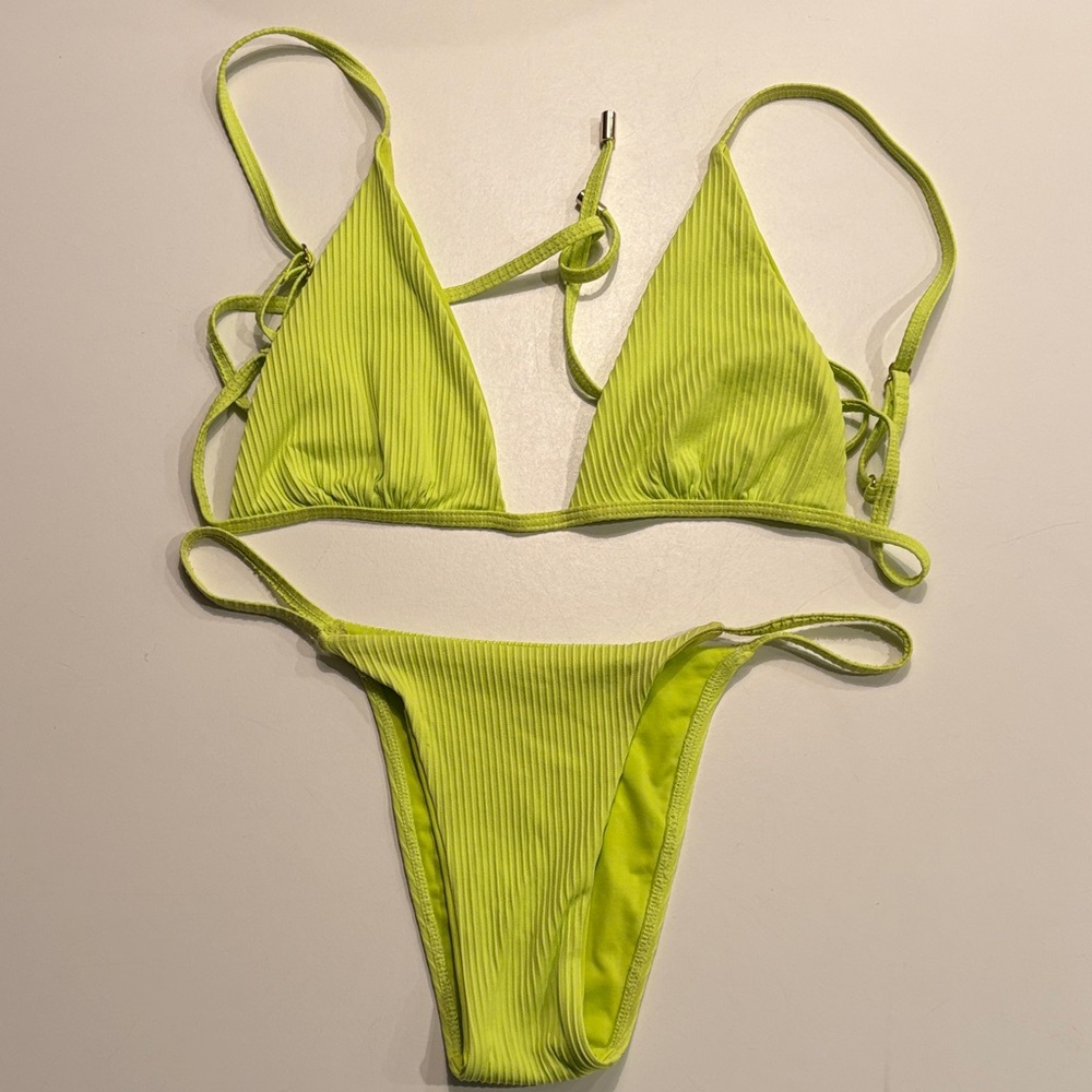 Monday Swimwear Bright Green Bikini